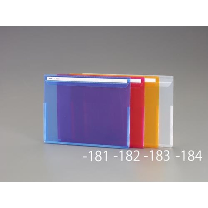 エスコ EA762CB-182 314x239mmクリアーホルダー(よこ型/ローズ) 1個（ご注文単位1個）【直送品】