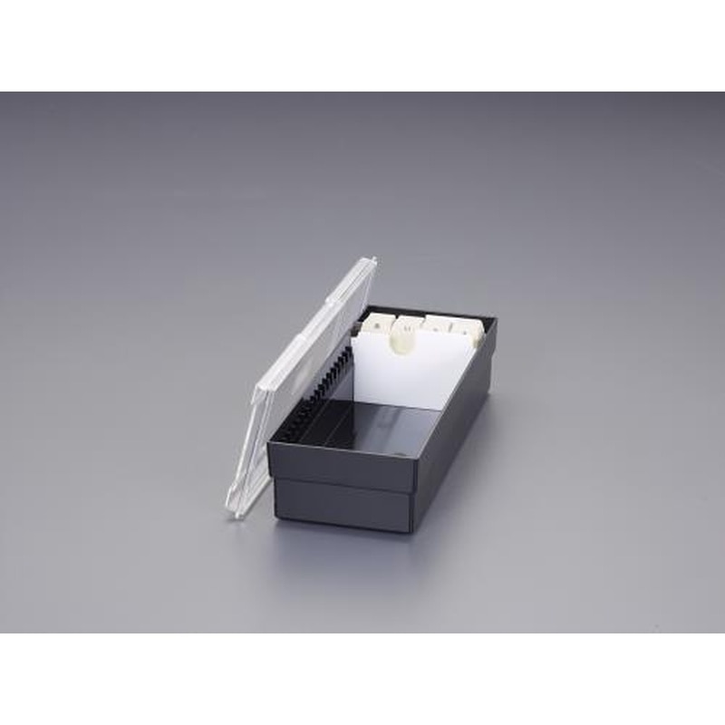 エスコ EA762CJ-81 名刺整理箱 1個（ご注文単位1個）【直送品】