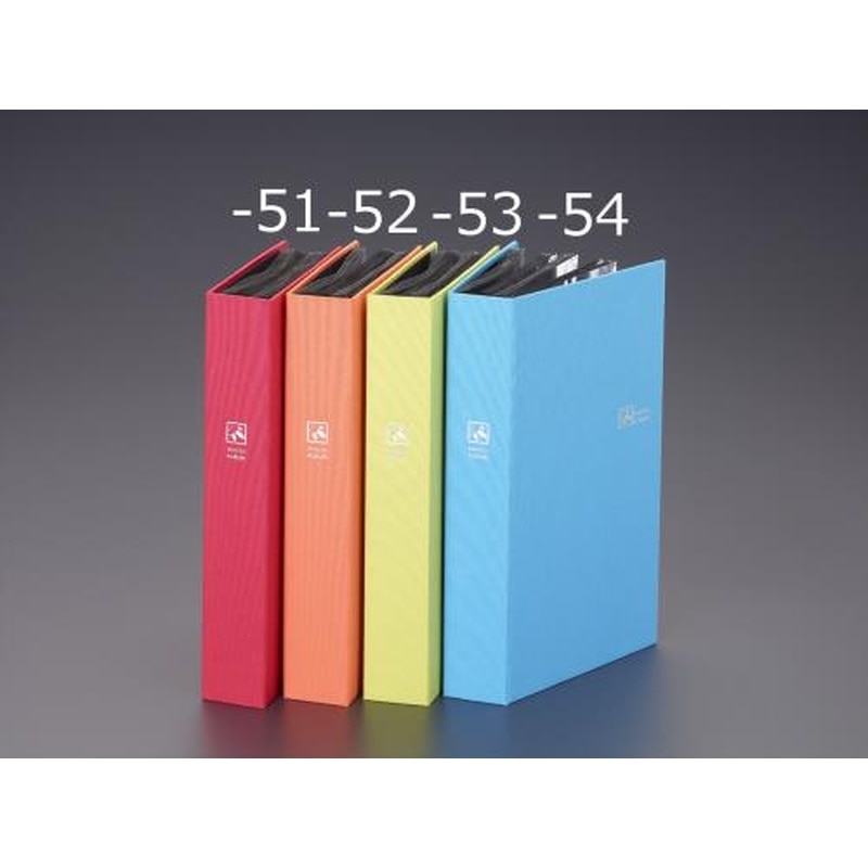 エスコ EA762CW-51 L判3段アルバム(レッド) 1個(ご注文単位1個)【直送品】