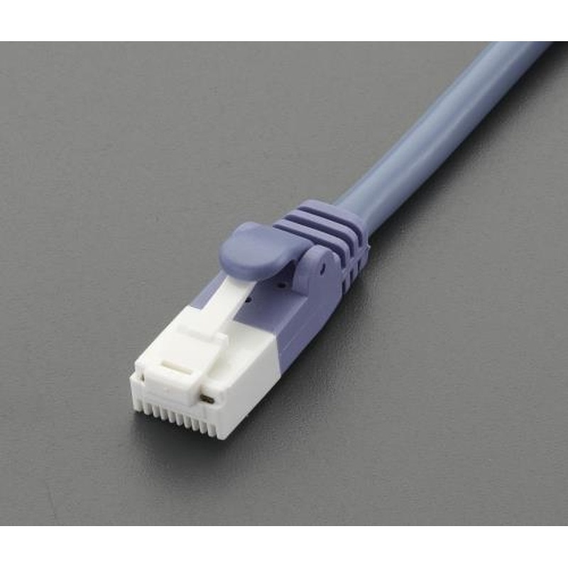 エスコ EA764BF-2A 2mクロスLANケーブル(CAT5e準拠) 1個（ご注文単位1個）【直送品】