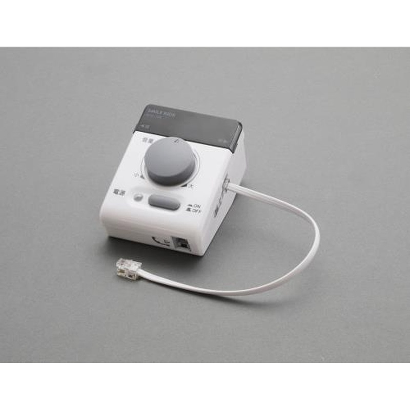 エスコ EA764CB-9[単3x2本]電話拡声器 1個（ご注文単位1個）【直送品】