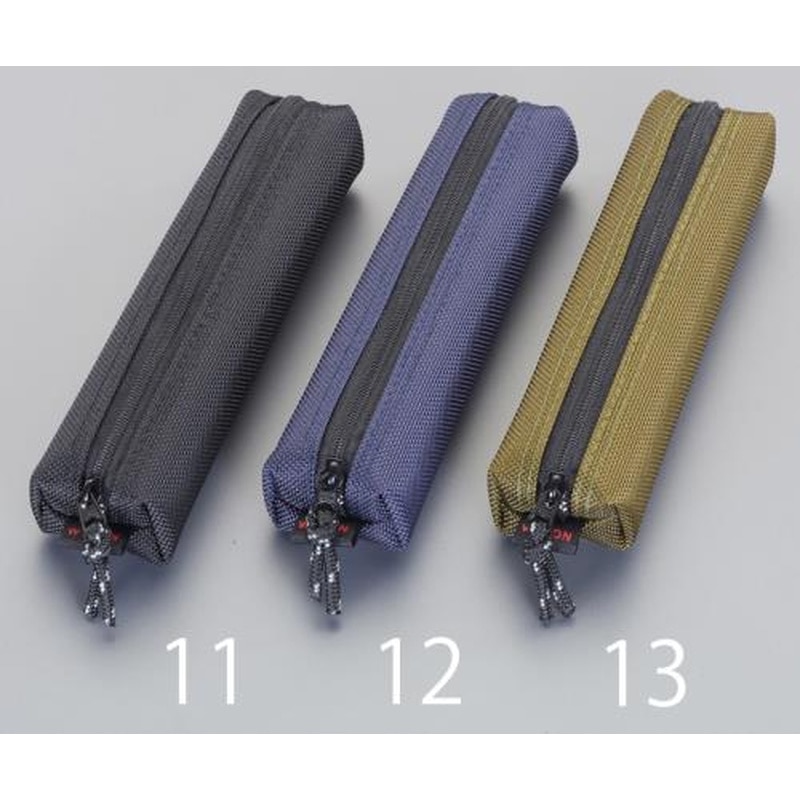 エスコ EA765FM-12 185x40x35mペンケース(ネイビー) 1個（ご注文単位1個）【直送品】