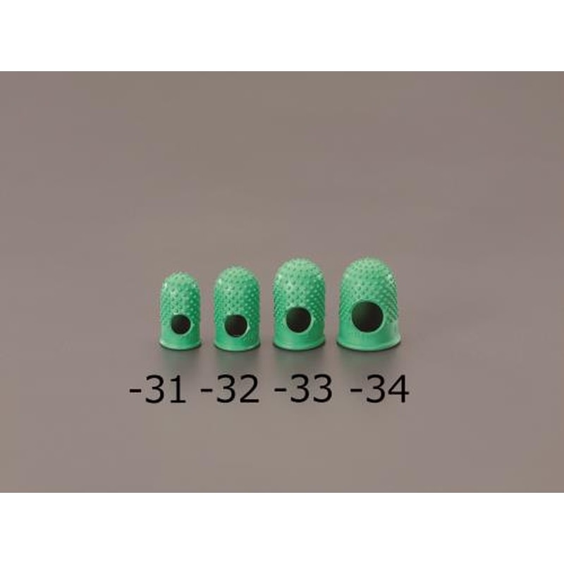 エスコ EA765MX-34[大]指サック(抗菌仕様/2個) 1個（ご注文単位1個）【直送品】