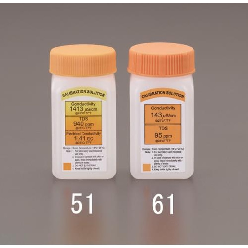 エスコ EA776BC-51[EA776BC-5用]校正標準液 1個（ご注文単位1個）【直送品】