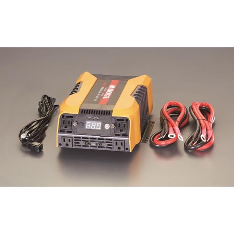 エスコ EA812JC-7 DC12V→AC100V・1500Wインバーター 1個（ご注文単位1個）【直送品】