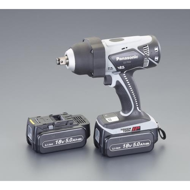 エスコ EA813PD-12 DC18V(1/2”DR)インパクトレンチ(充電式) 1個(ご注文単位1個)【直送品】