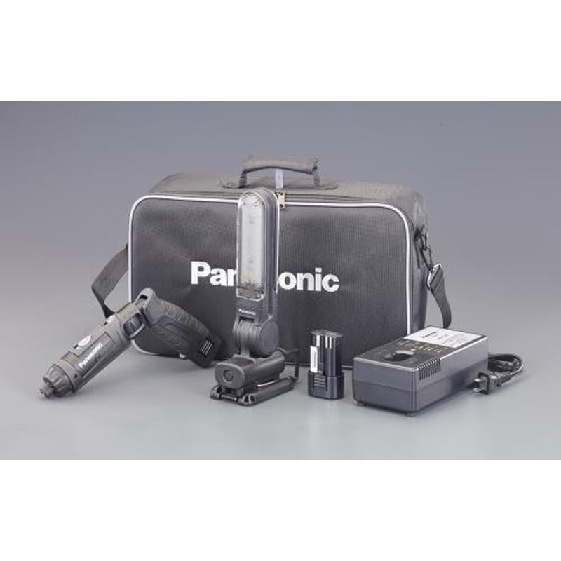 エスコ EA813PE-21[充電式]ドライバードリル・作業灯セット 1個（ご注文単位1個）【直送品】