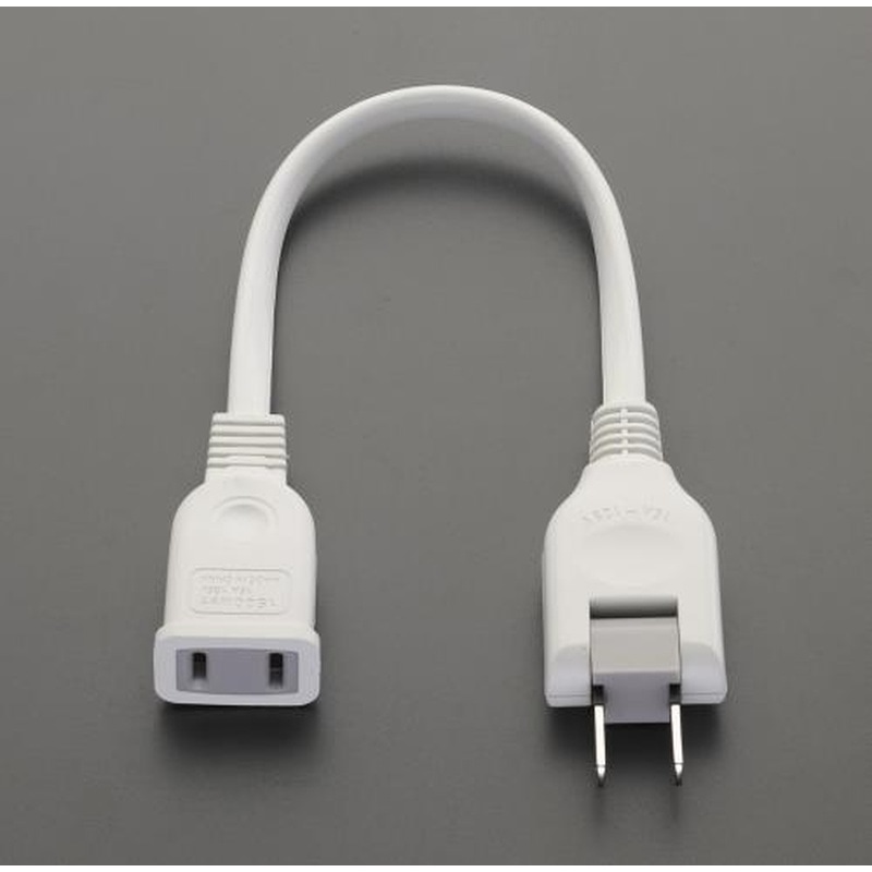 エスコ EA815GL-66 AC125V/15Ax0.2m延長コード 1個（ご注文単位1個）【直送品】
