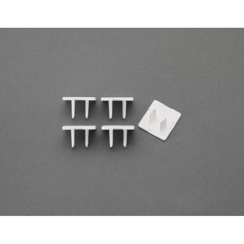 エスコ EA815HZ-147 コンセント安全キャップ(3P抜け止め用/50個) 1個（ご注文単位1個）【直送品】