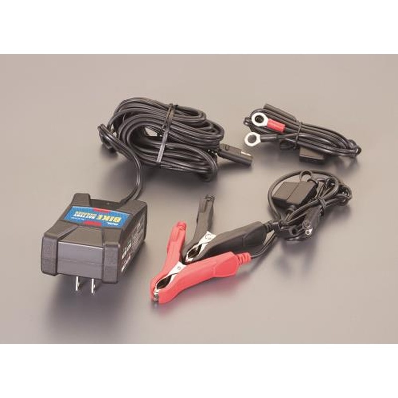 エスコ EA815Y-16 AC100V→DC14Vバッテリーチャージャー(オートバイ用) 1個（ご注文単位1個）【直送品】