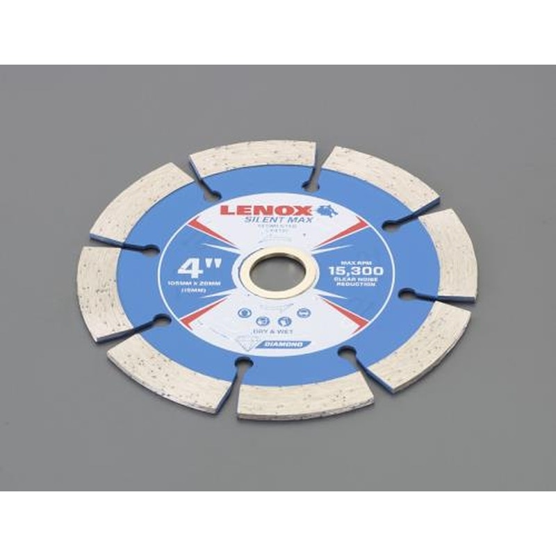 エスコ EA843RT-1 105x1.9x20mmダイヤモンドカッター(静音) 1個（ご注文単位1個）【直送品】