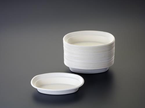 エスコ EA912MB-51 140x230x45mm 紙皿(50枚) 1袋 （ご注文単位1袋）【直送品】