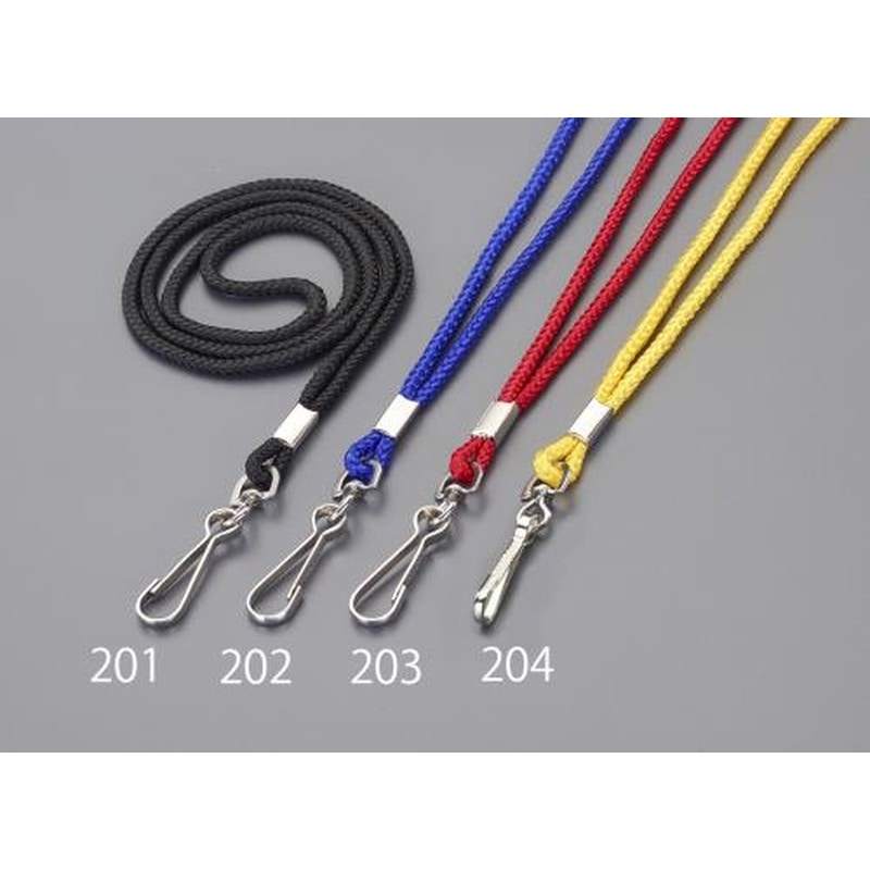 エスコ EA916ZL-202 450mmキーホルダー(ネックストラップ/ブルー) 1個（ご注文単位1個）【直送品】