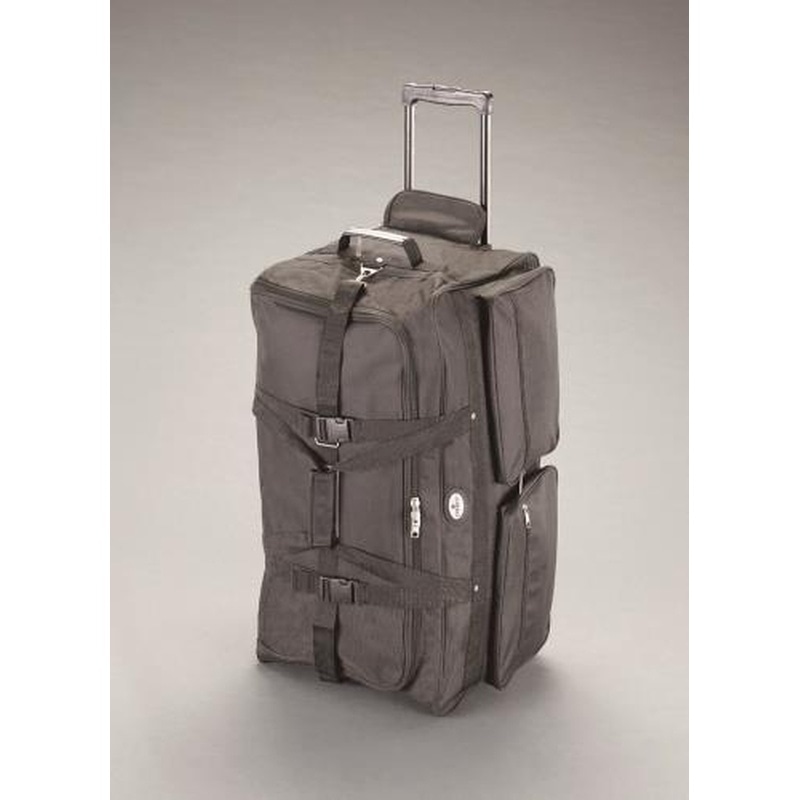 エスコ EA927CJ-5 368x368x762mm/101.6Lボストンバッグ(キャリー付) 1個（ご注文単位1個）【直送品】