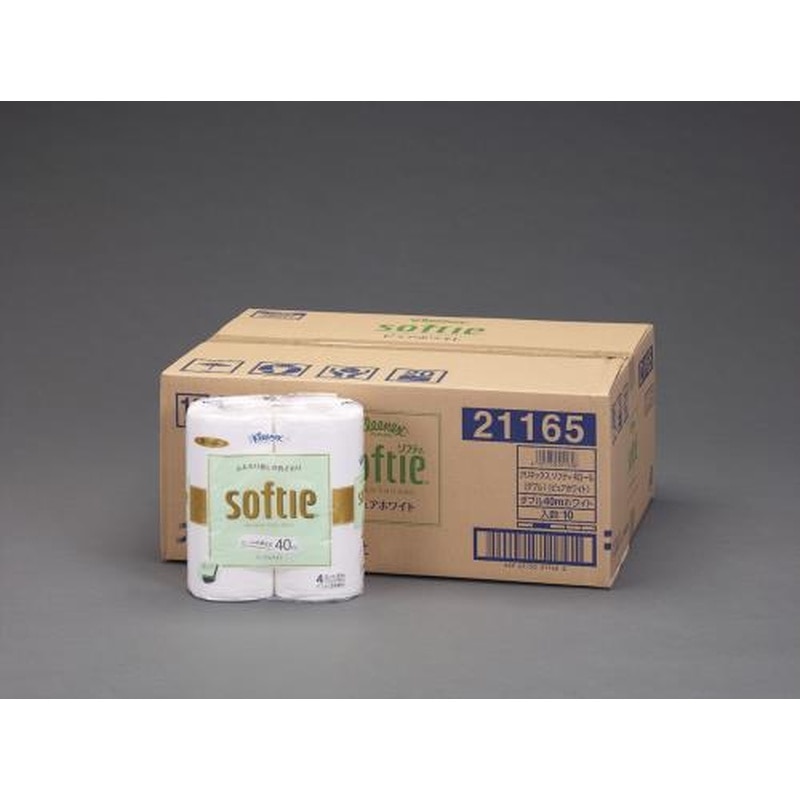 エスコ EA929AM-6 トイレットペーパー(ダブル/40巻) 1個（ご注文単位1個）【直送品】