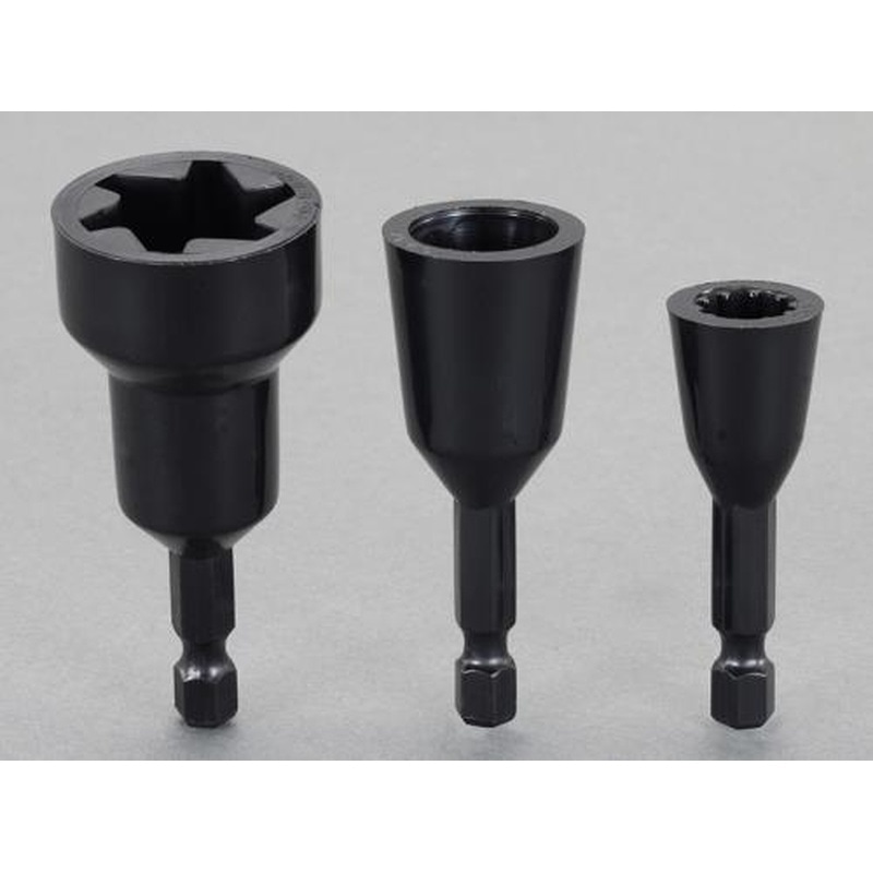 エスコ EA946P-1 3本組ワイヤーコネクターソケット 1個（ご注文単位1個）【直送品】