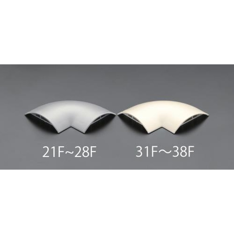 エスコ EA947HM-38F 160mmワゴンモールコーナー(ベージュ) 1個（ご注文単位1個）【直送品】