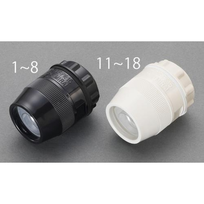 エスコ EA947TC-3[EA947TA-21・22用]ストレートコネクタ 1個（ご注文単位1個）【直送品】