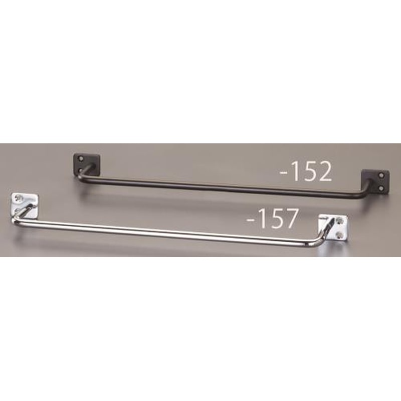 エスコ EA951EL-153 26x400mmスチールバー(黒塗料) 1個（ご注文単位1個）【直送品】