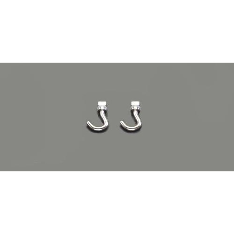 エスコ EA951FT-11 14x19mm/8kgフック(ピクチャーレール用/固定式/2個) 1個（ご注文単位1個）【直送品】