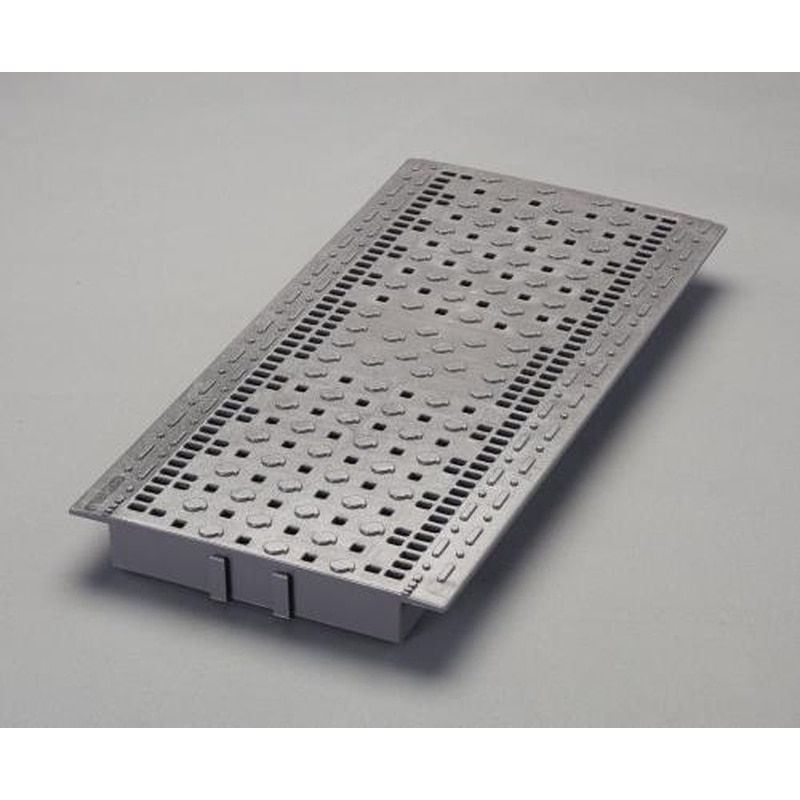 エスコ EA951TE-1 240x600mmグレーチング(U字溝用フタ歩道用) 1個（ご注文単位1個）【直送品】