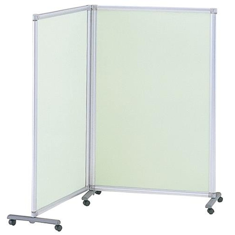 エスコ EA954EA-312 1916x420x1530mmパーテーション(2連/グリーン 1個（ご注文単位1個）【直送品】