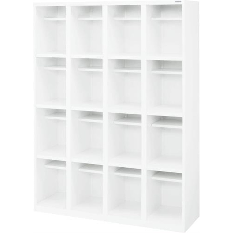 エスコ EA954EL-4 1200x380x1600mm/4列4段収納棚(長靴用) 1個（ご注文単位1個）【直送品】