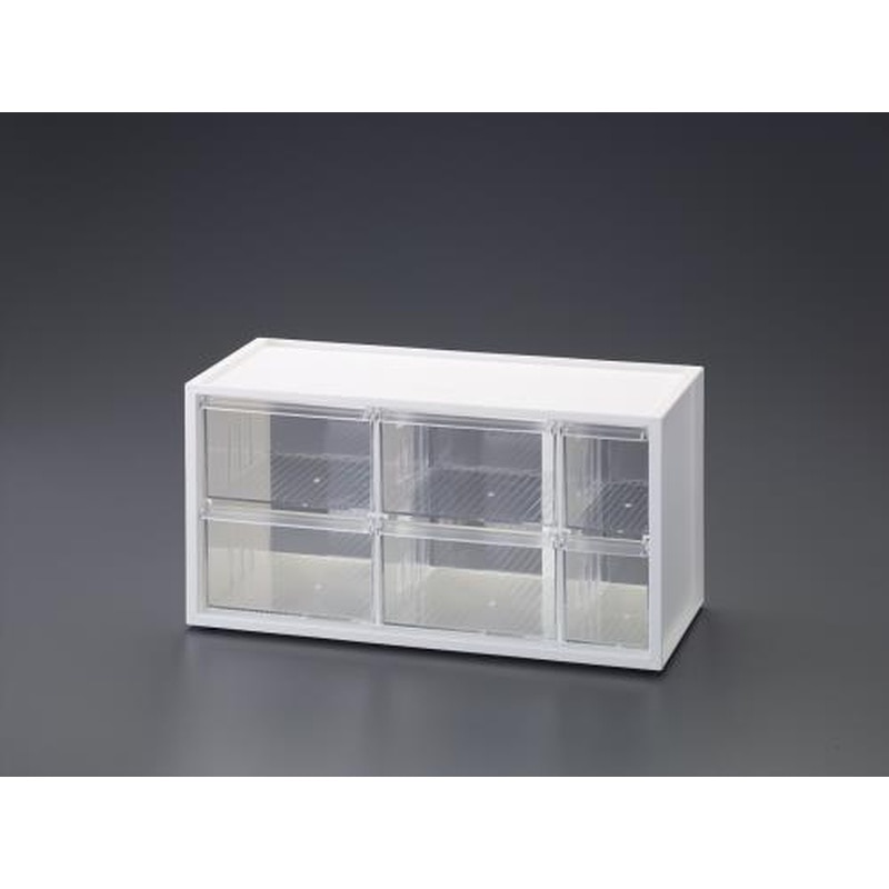 エスコ EA954ES-101 378x154x189mm/3列2段卓上キャビネット 1個（ご注文単位1個）【直送品】