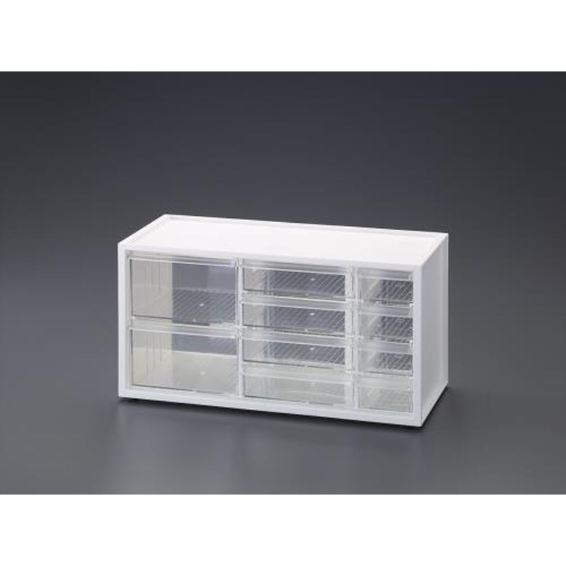 エスコ EA954ES-102 378x154x189mm/3列4段卓上キャビネット 1個（ご注文単位1個）【直送品】