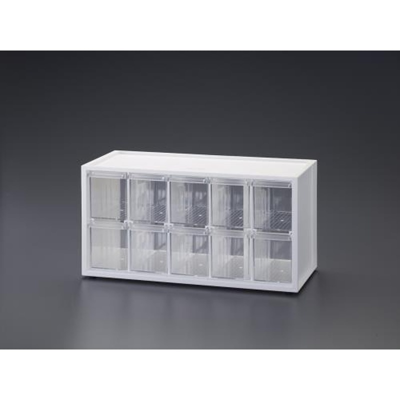 エスコ EA954ES-104 378x154x189mm/5列2段卓上キャビネット 1個（ご注文単位1個）【直送品】