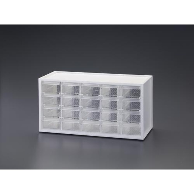 エスコ EA954ES-105 374x152x187mm/5列4段卓上キャビネット 1個（ご注文単位1個）【直送品】