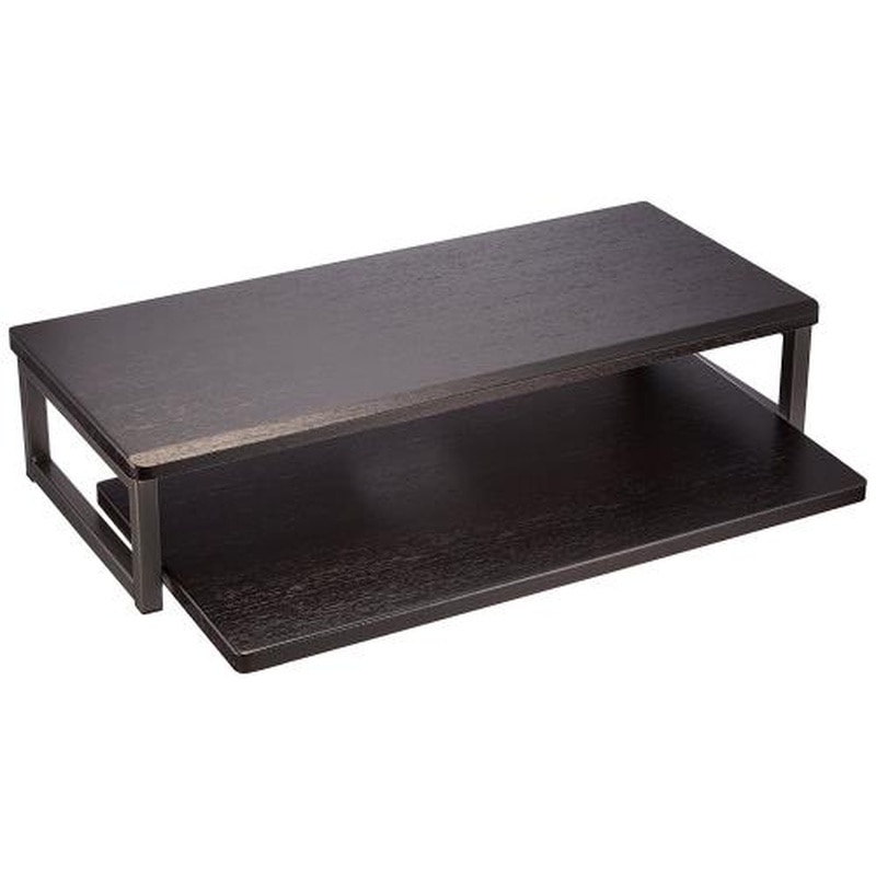 エスコ EA954HC-152 550x250x120mmモニタースタンド(ダーク木目 1個（ご注文単位1個）【直送品】