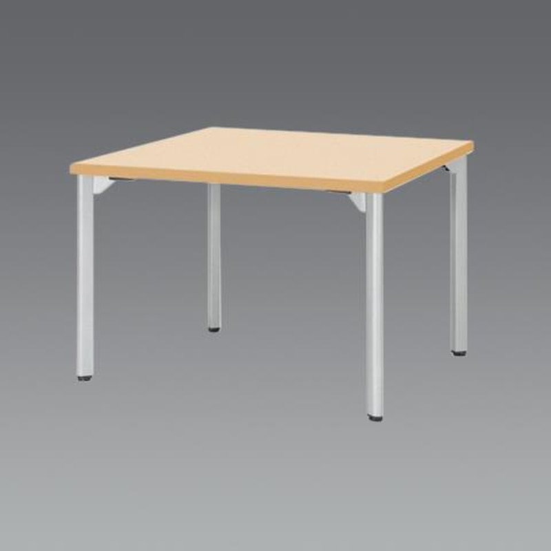 エスコ EA954HC-623 1200x1200x720mmミーティングテーブル(ナチュラル) 1個(ご注文単位1個)【直送品】