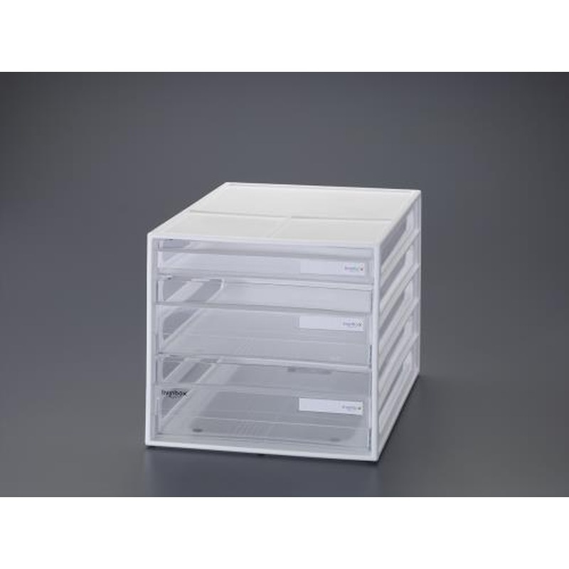 エスコ EA954JA-1 250x340x230mm/3段レターケース(ホワイト) 1個（ご注文単位1個）【直送品】