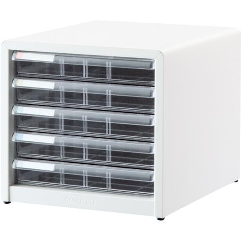 エスコ EA954JD-12 277x366x263mm/5段レターケース 1個（ご注文単位1個）【直送品】