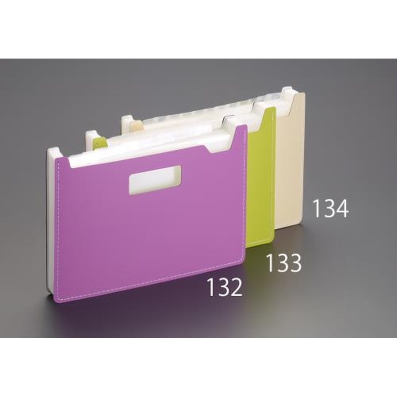 エスコ EA954TD-138 40-660x330x238mmファイルスタンド(伸縮式/クリーム) 1個（ご注文単位1個）【直送品】