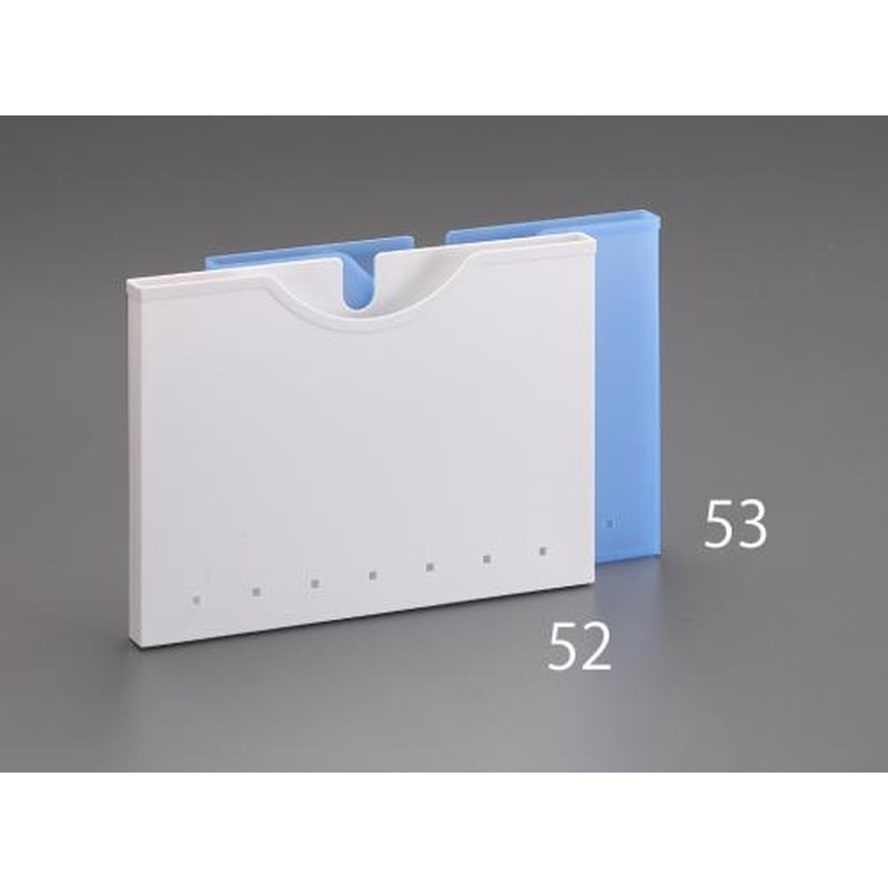 エスコ EA954TE-52 A4/24x315x223mmファイルスタンド(ホワイト) 1個(ご注文単位1個)【直送品】