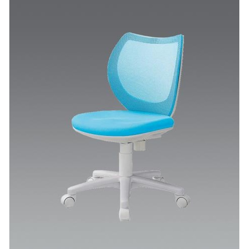 エスコ EA956XA-272 ビジネスチェアー(ブルー) 1個（ご注文単位1個）【直送品】