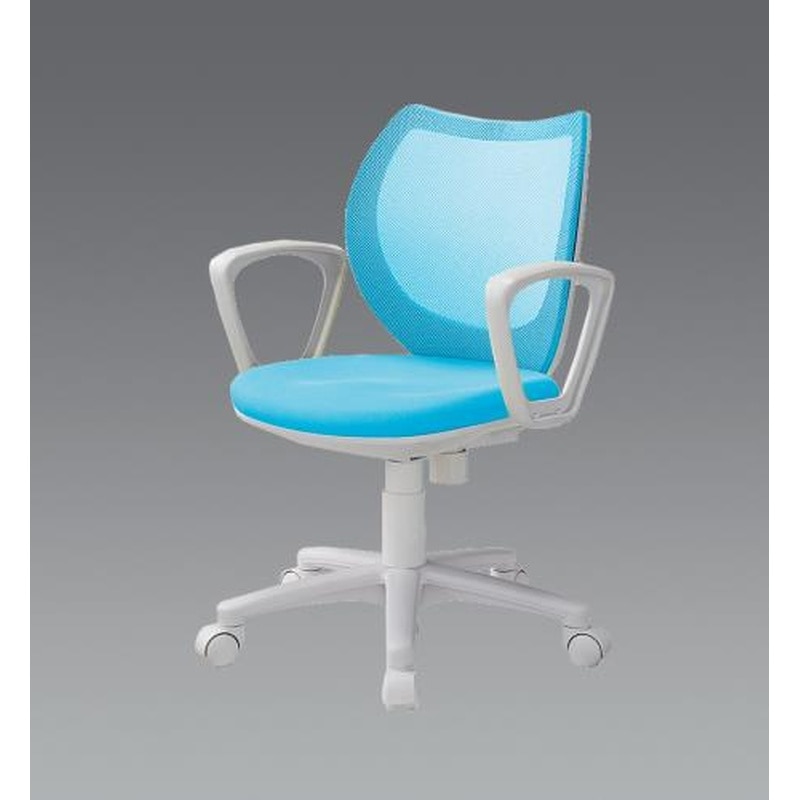 エスコ EA956XA-282 ビジネスチェアー(ブルー) 1個（ご注文単位1個）【直送品】