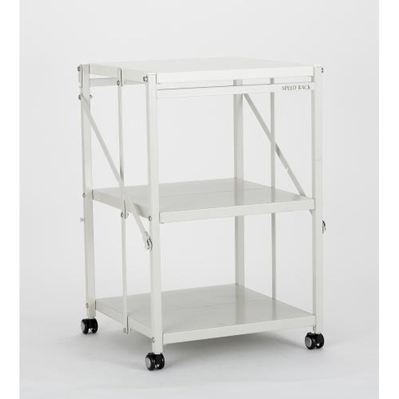 エスコ EA976AV-31 472x450x702mmデスクサイドラック(折畳式) 1個(ご注文単位1個)【直送品】