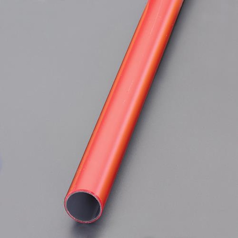 エスコ EA976AW-15[パイプラック用]パイプ(樹脂パイプ/2m/レッド) 1個（ご注文単位1個）【直送品】