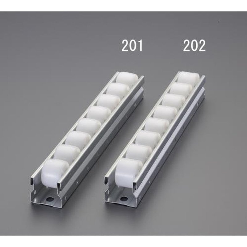 エスコ EA976AW-201 2.0m/25mm［パイプラック用]プラスチックコンベアー(樽型) 1個（ご注文単位1個）【直送品】