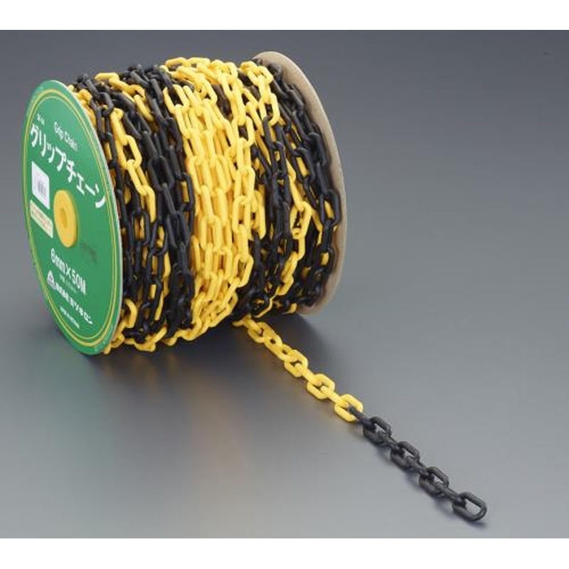 エスコ EA980A-151 6.0mmx50mエラストマーチェーン 1個(ご注文単位1個)【直送品】