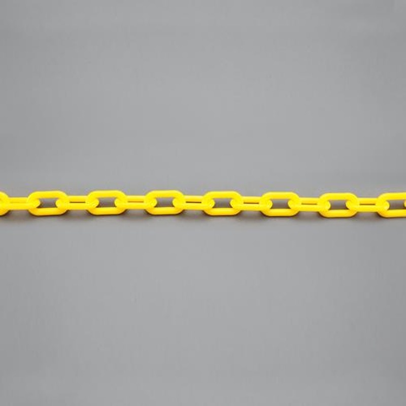 エスコ EA980AJ-64 6.0mmx50mプラスチックチェーン/耐候型(黄) 1個(ご注文単位1個)【直送品】