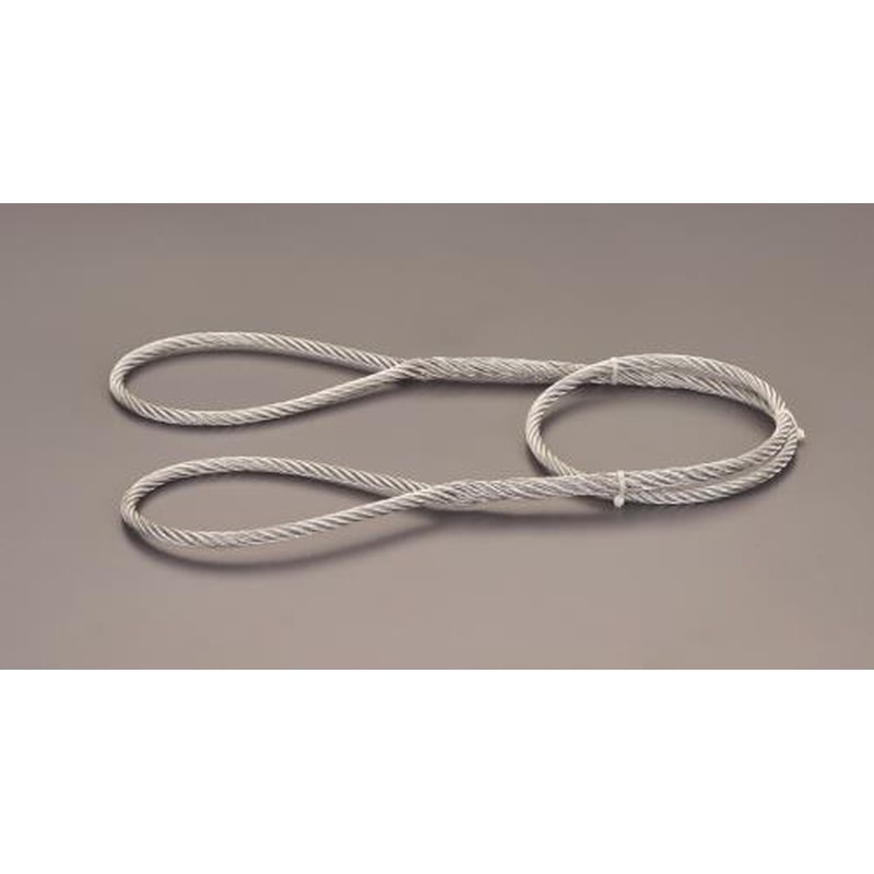 エスコ EA981WA-22 9mmx1.5m玉掛ワイヤースリング(JIS) 1個(ご注文単位1個)【直送品】