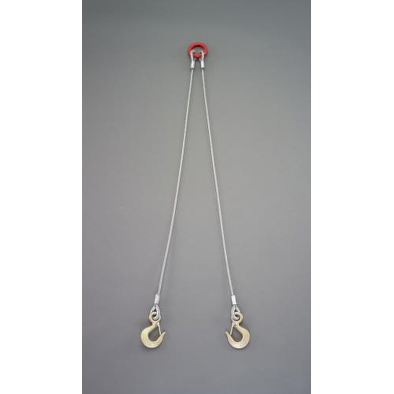 エスコ EA981WS-12 0.57tonx1.5mワイヤースリング(2本懸け) 1個(ご注文単位1個)【直送品】