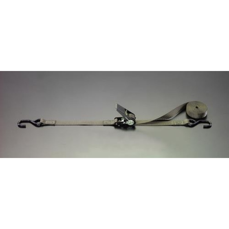 エスコ EA982B-15G 25mmx6.0m/230kgベルト荷締機(ラチェット式/OD) 1個（ご注文単位1個）【直送品】