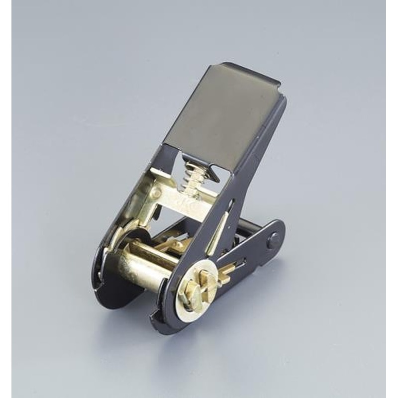 エスコ EA982B-501 25mm/230kgバックル(ラチェット式/スチール黒メッキ) 1個（ご注文単位1個）【直送品】