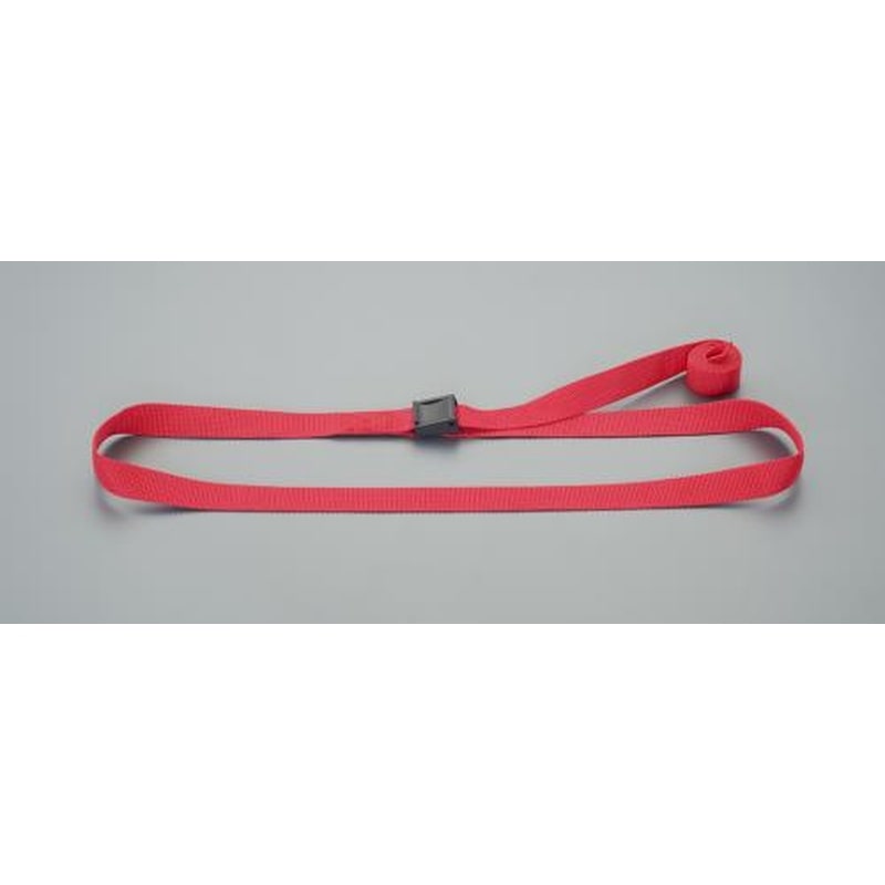 エスコ EA982BA-124 25mmx4.0m荷締ストラップ(赤) 1個（ご注文単位1個）【直送品】