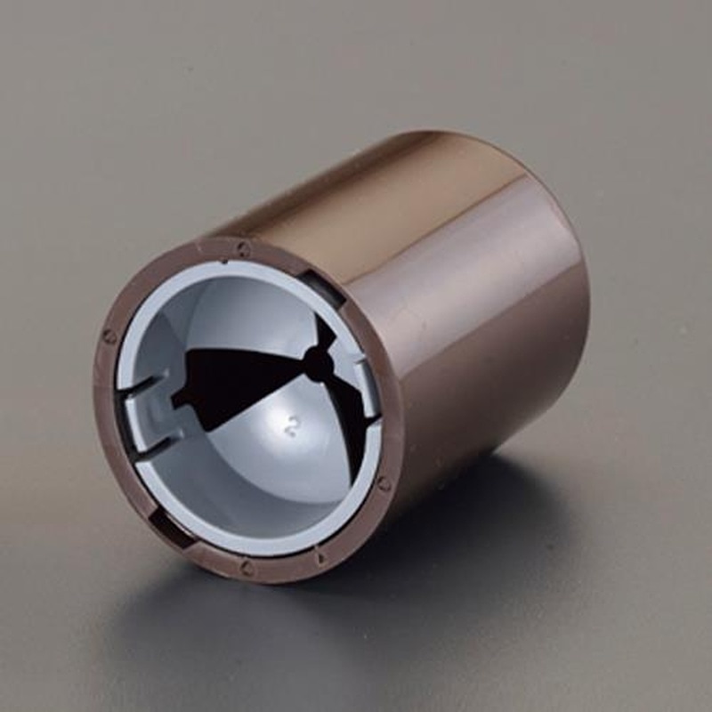 エスコ EA983FM-321 M8-14アンカーボルト用保護カバー(チョコ) 1個(ご注文単位1個)【直送品】